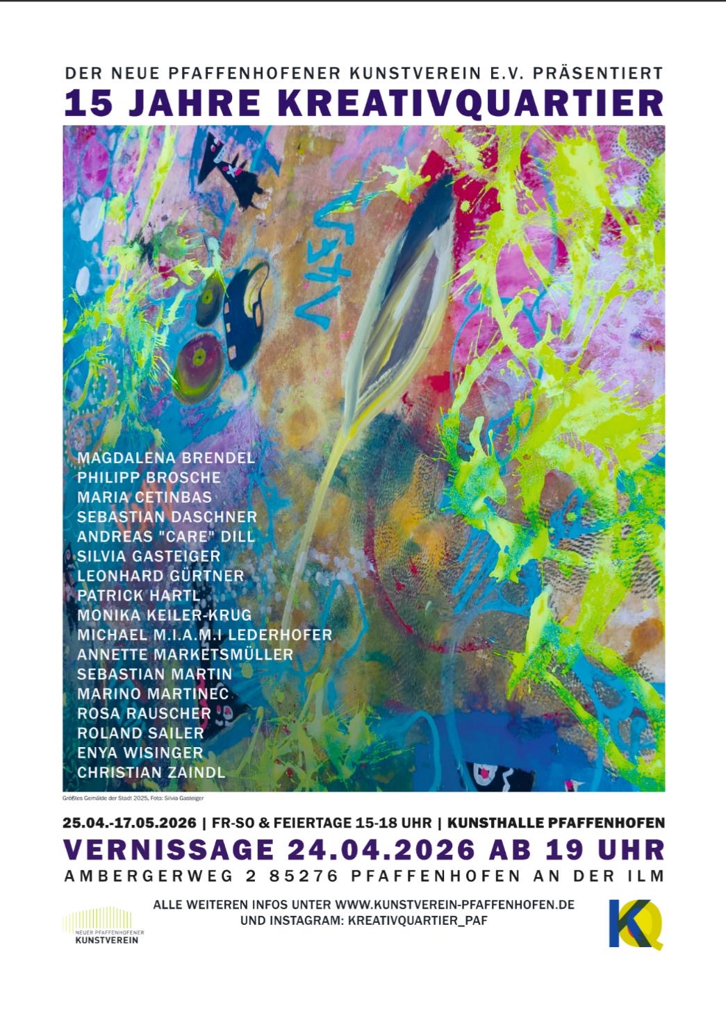 15 Jahre Kreativquartier — Kunsthalle, Pfaffenhofen